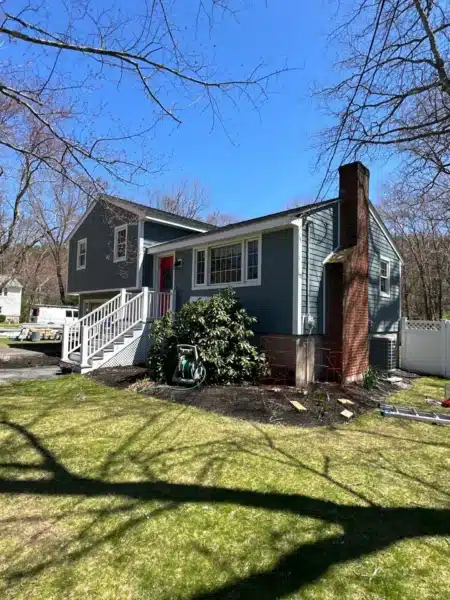 James Hardie® Cedarmill Siding in Boothbay Blue, Burlington, MA