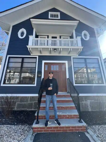 James Hardie® Clapboard in Ocean Blue