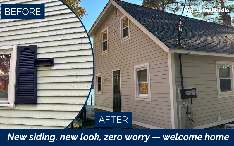 James Hardie Siding Installation in Lebanon, ME