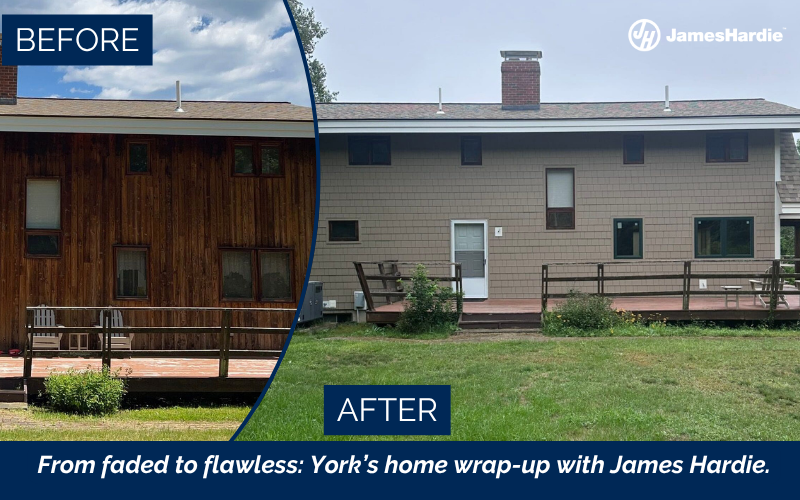 James Hardie Siding Installation in York, ME