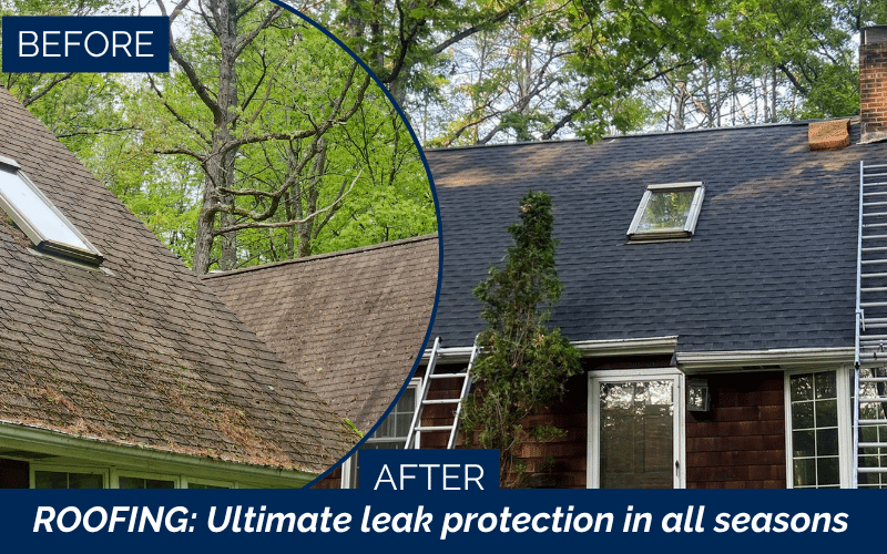 Gilmanton NH residential roofing installation by Coastal Windows & Exteriors delivering durable roof replacement with weather-resistant roofing materials and expert craftsmanship